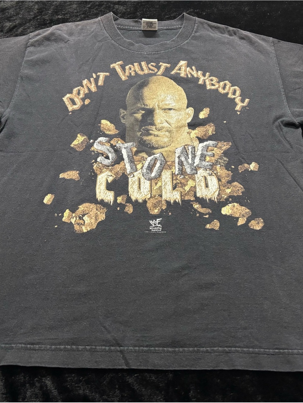 Mens Large Vintage 1996 WWF Stone Cold Austin 316 Dont Trust Anyone Tshirt